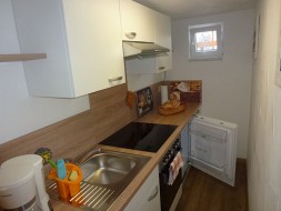 Küche - Ferienwohnung Bradatsch Catterfeld